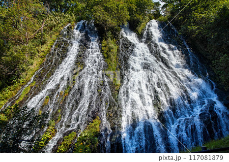 北海道/ 北海道を代表する名瀑 夏の知床「オシンコシンの滝」 117081879