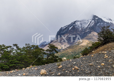 Hiking the W-Trek in Torres Del Paine 117081955