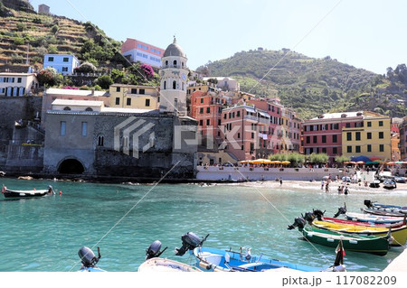 世界遺産 チンクエテッレのヴェルナッツァ リヴィエラ海岸 イタリア ヨーロッパ 世界遺産 チンクエテッレのヴェルナッツァ リヴィエラ海岸 イタリア ヨーロッパ 117082209