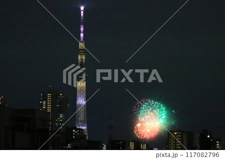 隅田川の花火2024【東京都墨田区～台東区】 117082796