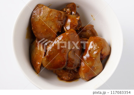 鶏の肝煮 117083354