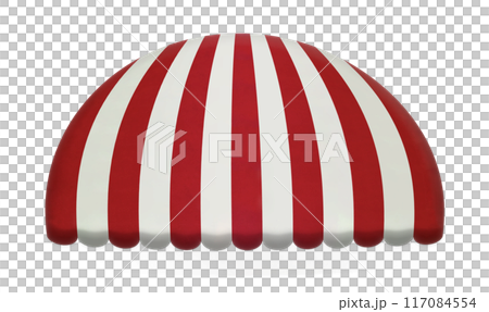 繖形紅白條紋遮陽篷 117084554