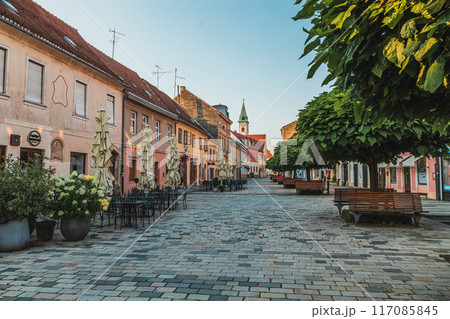 King Tomislav Square, popular tourist place Varazdin Croatia 11.07.24 King Tomislav Square, popular tourist place Varazdin Croatia 11.07.24 117085845