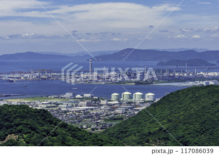 瀬戸大橋　番の州臨海工業団地　香川県坂出市 117086039