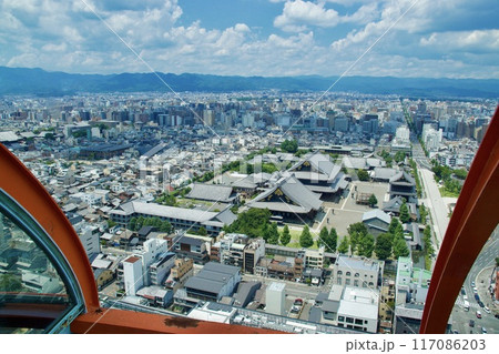 京都タワーから見た街並み 117086203
