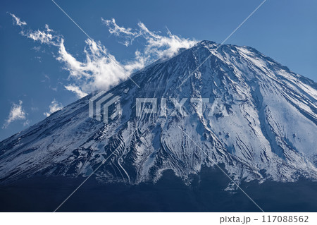 晩秋の紅葉台から見る富士山 晩秋の紅葉台から見る富士山 117088562