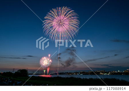 手賀沼花火大会 手賀沼花火大会 117088914