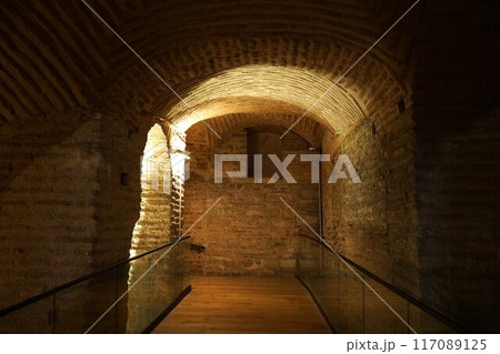 トルコ イスタンブール アヤソフィア 1～2階への通路 117089125