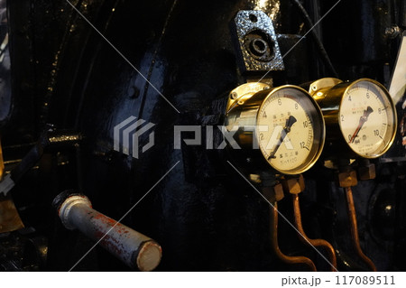 蒸気機関車　メーター 117089511