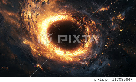 宇宙のブラックホール 117089847