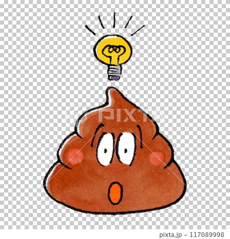 閃くうんこのキャラクター 閃くうんこのキャラクター 117089998