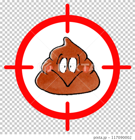 Poop target mark Poop target mark 117090002