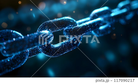 Blockchain Smart Contracts in Business New Economy Transparent and Secure Banner 117090217