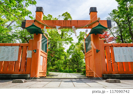 大阪市天王寺区生玉町　生國魂神社（いくたまさん）　冠木門 117090742