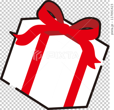 Christmas icon decoration gift box decoration cute illustration material 117091423