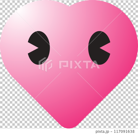 Hearth emotion icons for love or valentine concept 117091638