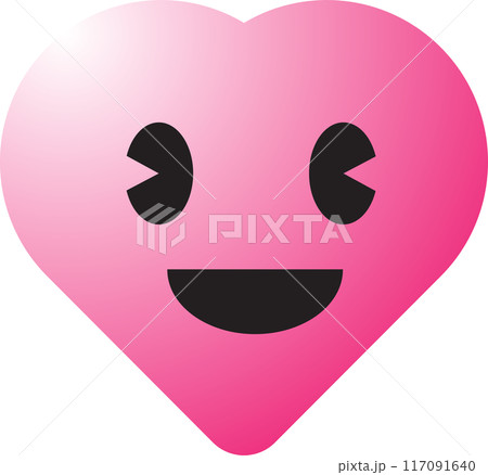 Hearth emotion icons for love or valentine concept Hearth emotion icons for love or valentine concept 117091640