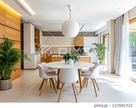 モダンなダイニングキッチンのイメージ モダンなダイニングキッチンのイメージ 117092322