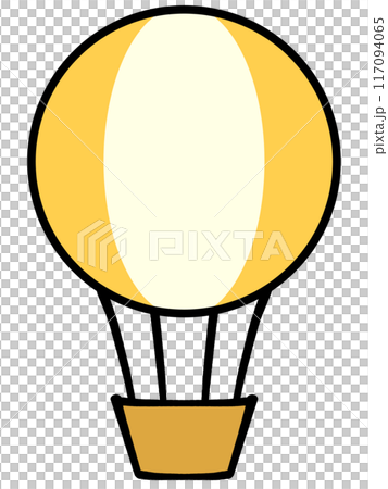 可愛的氣球插畫素材 117094065