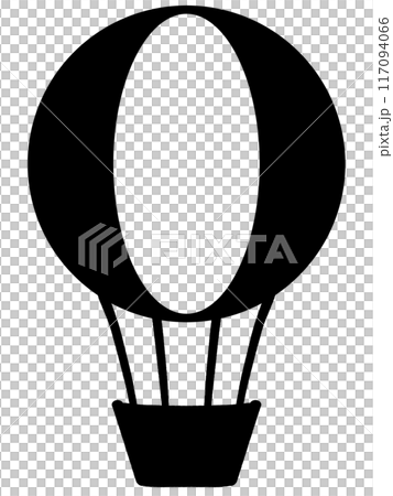 可愛的氣球插畫素材 117094066