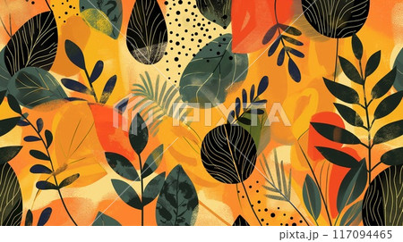 トロピカルな背景素材 117094465