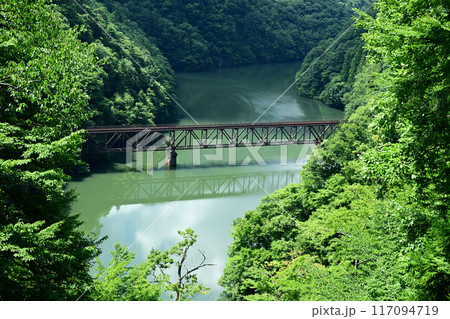 只見川第3橋梁 117094719