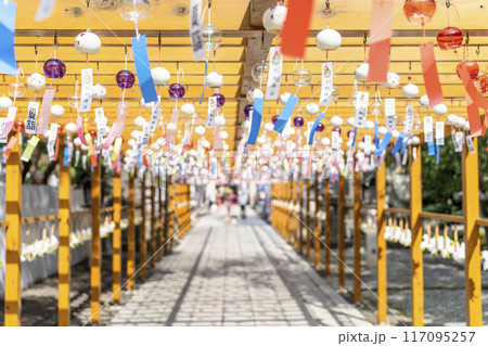 夏の竹駒神社　参道　夏詣　宮城県岩沼市 117095257
