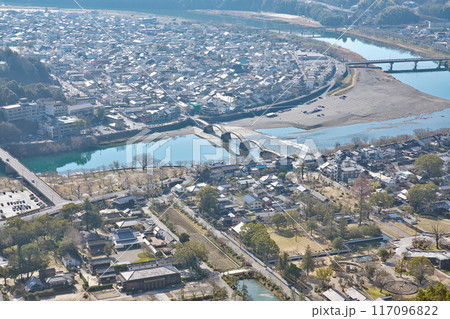 【岩国城からの風景】 山口県岩国市横山 117096822