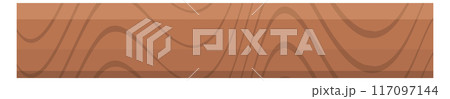 Wooden texture plank. Brown hardwood board pattern 117097144