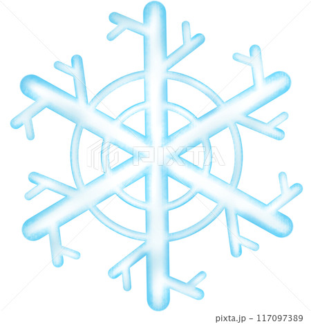 cute minimal and pastel snowflake 117097389