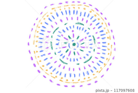 bohemian night fantasy ornament element landscape starry night hill sparkle element background artistic illustration 117097608