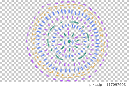 bohemian night fantasy ornament element landscape starry night hill sparkle element background artistic illustration 117097608