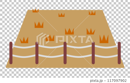 因固定資產等而成為繼承問題的土地的說明。 117097902