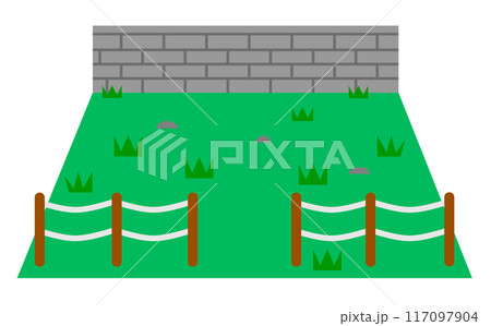 固定資産などで相続問題となる土地のイラスト 117097904