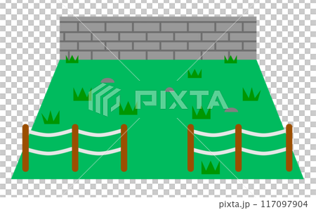 固定資産などで相続問題となる土地のイラスト 117097904