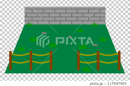 Illustration of land that is a problem for inheritance due to fixed assets 117097905