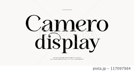 Luxury wedding alphabet letters font logo. Typography luxury elegant classic lettering serif italic fonts decorative vintage retro logos. vector illustration 117097984