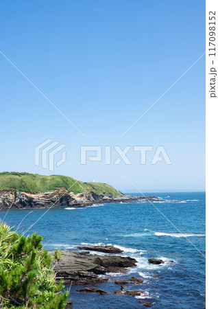神奈川県城ヶ島から見た海の風景 神奈川県城ヶ島から見た海の風景 117098152