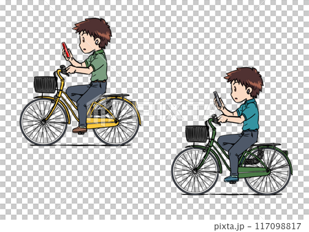 Smartphone & Earphones Bicycle 1 117098817