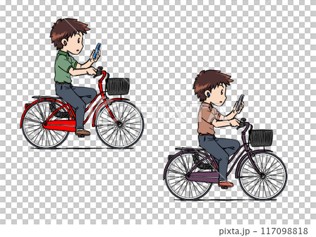 Smartphone & Earphones Bicycle 2 117098818