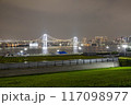 豊洲ぐるり公園から見たレインボーブリッジ 117098977