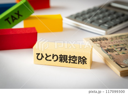 ひとり親控除と税金　控除制度　控除　確定申告 117099300