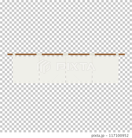 簡單的米色門簾 117100952