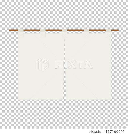 簡單的米色門簾 117100962