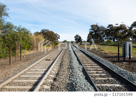 Little River Train Station in Victoria Australia Little River Train Station in Victoria Australia 117101599