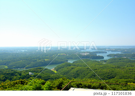三重・伊勢志摩　横山展望台からの風景 117101836