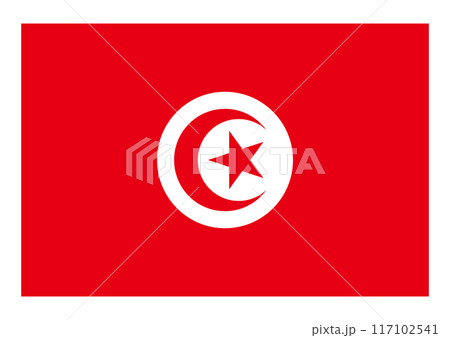 国旗 チュニジア 国旗 チュニジア 117102541
