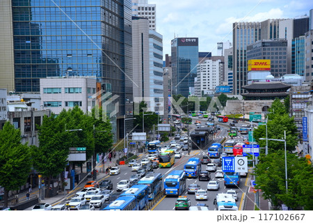 歩道橋から見た風景 117102667