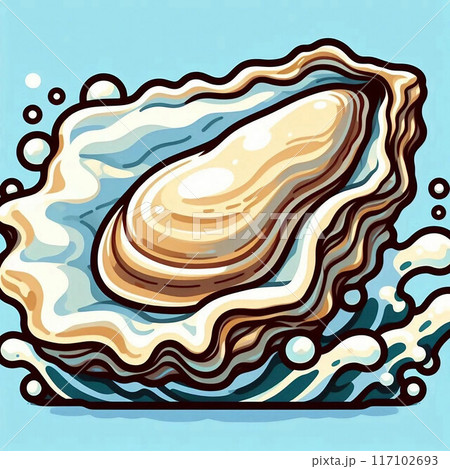 牡蠣と波 117102693