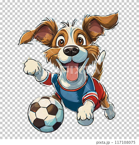 Dog who became a soccer player 117108075